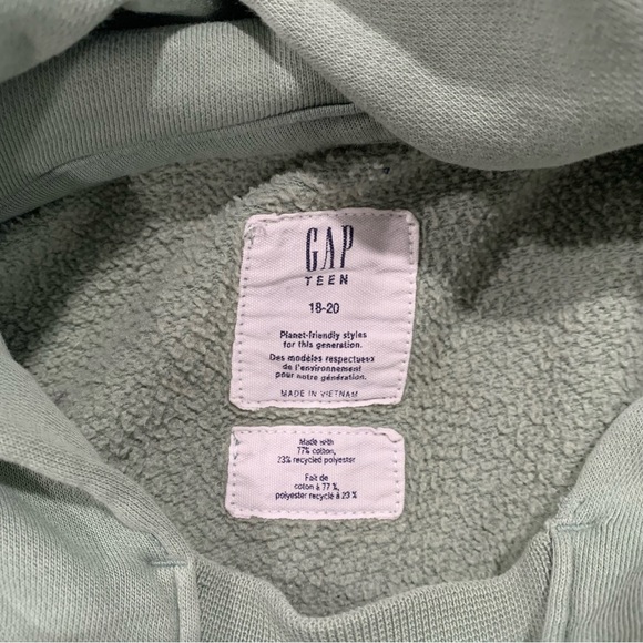 GAP sage green hoodie - Picture 5 of 6